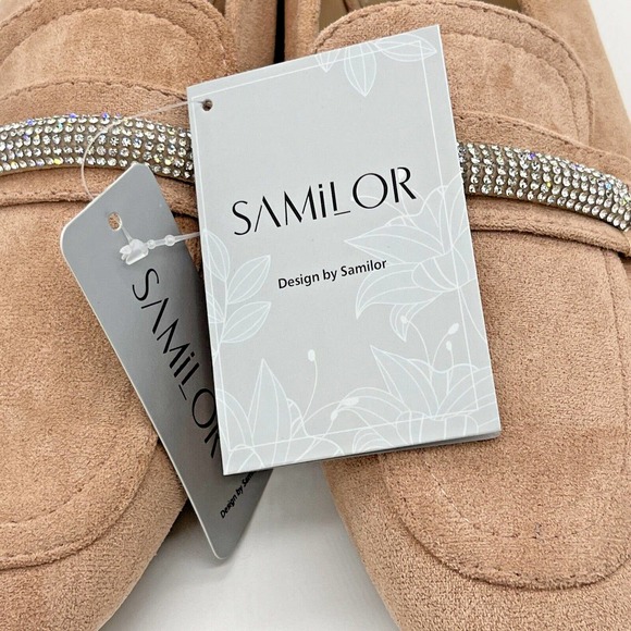 Samilor Elegant Flats Size 7 Pink Shoes Round Toe Shoes Comfortable Slip on NWT - Picture 10 of 12